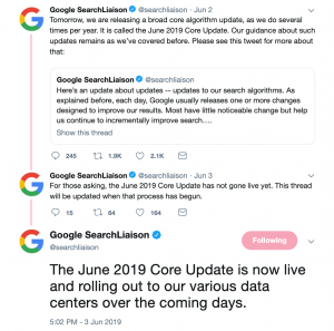 June 3rd google algorithm update